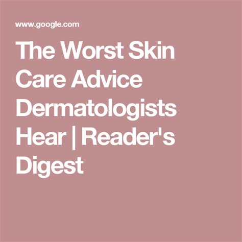 The 37 Worst Pieces Of Skin Care Advice Dermatologists Have Ever Heard