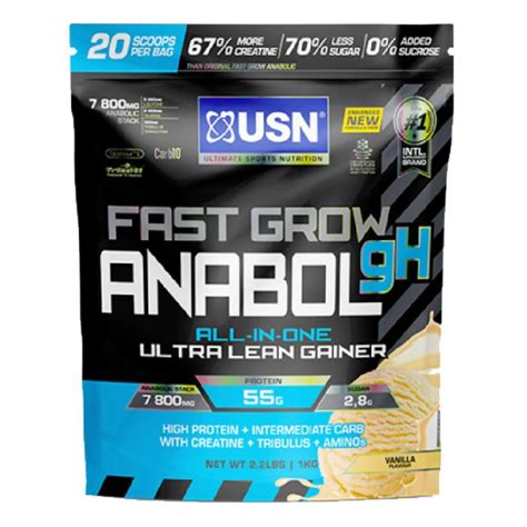 Usn Fast Grow Anabolic Vanilla 1kg Buy Health Products At Healthy U