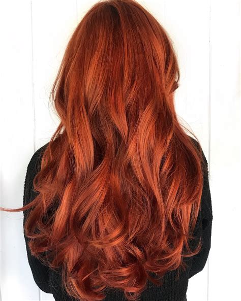 As a salon stylist, your clients are looking to you for guidance when it comes to their hair cut and color. We love this long fiery auburn red fall-ready hair color ...