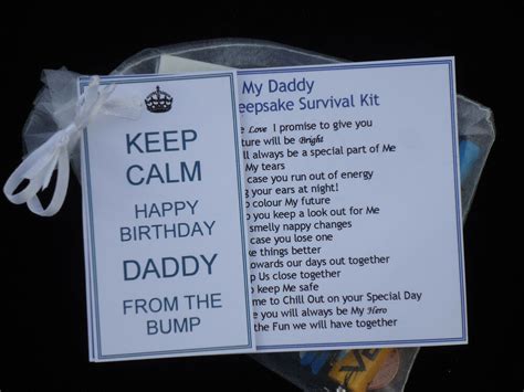 I took a little while before writing this article to think about the gifts i would have liked to have received from my wife when i was a new dad. Dad to Be Birthday Card Present Gift From the Bump Mum to ...