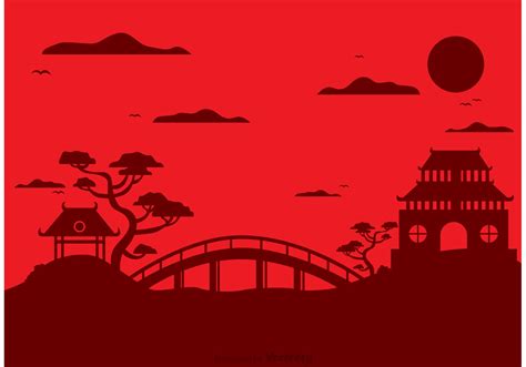 Chinese Landscape Vector Art Icons And Graphics For Free Download