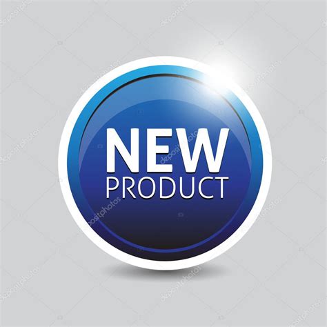 New Product Button Stock Vector By ©grounder 12090810