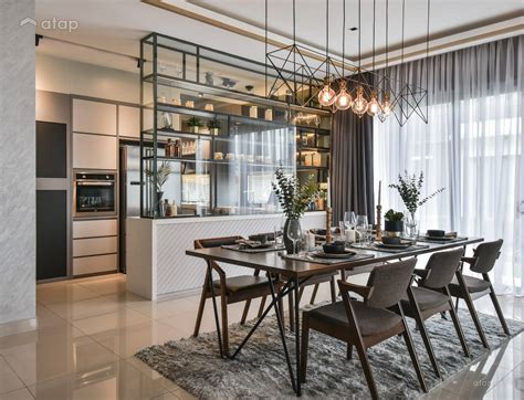 Contemporary Dining Room Kitchen Terrace Design Ideas And Photos Malaysia