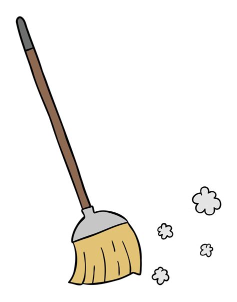 Cartoon Vector Illustration Of Broom And Cleaning 2779828 Vector Art At