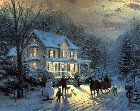 Maybe you're looking for christmas products such as christmas ornaments, christmas boxed cards, or christmas gifts. Christmas Artwork of Thomas Kinkade