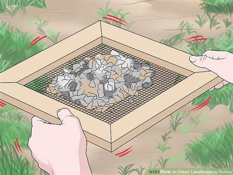 For example, if your flower bed slopes down from your house toward the road, stand. 3 Ways to Clean Landscaping Rocks - wikiHow