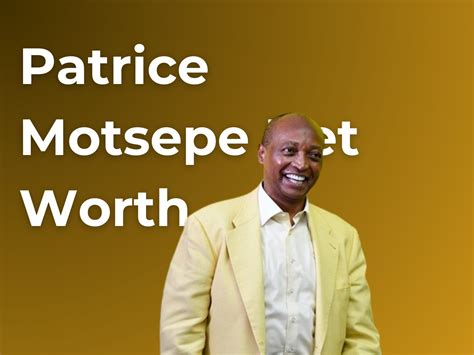 Patrice Motsepe Salary And Net Worth In South African Rands