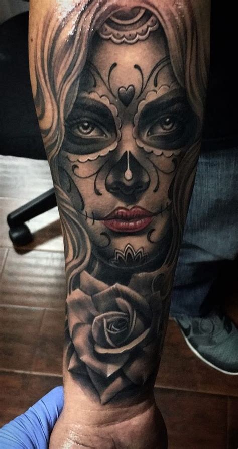 Day Of The Dead Tattoo Hand Tattoos Skull Girl Tattoo Mexican Art