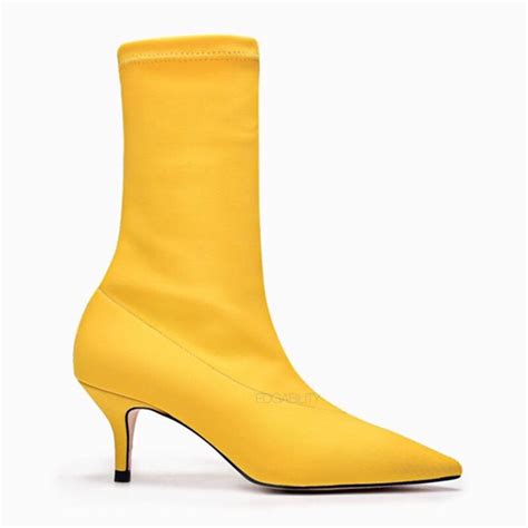 Kita Yellow Boots Shop Womens Ankle Boots Online Edgability