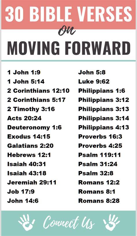 30 Uplifting Bible Scriptures On Moving Forward Connectus