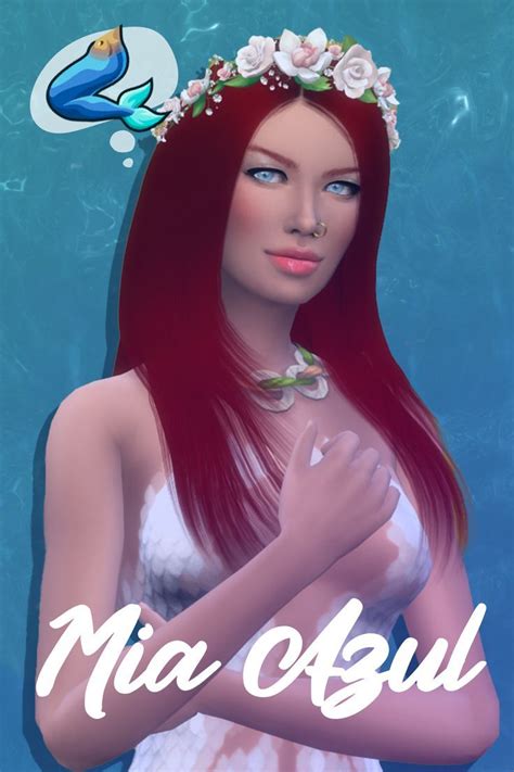 Under The Sea With The Awesome Mia Azul From Ts3 Sims 4 Under The Sea Sims 3