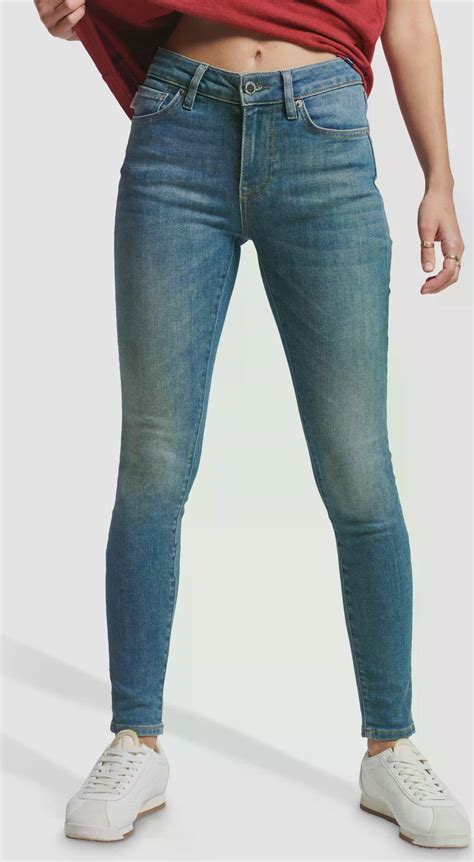 Superdry Mid Rise Skinny Jeans • Find Bedste Pris