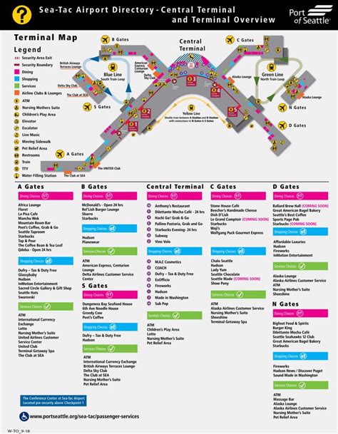 Seattle Airport Map Seattle Sea Airport Shuttle Service If Youre