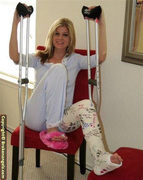 Llc Long Leg Cast With Crutches Long Leg Cast Leg Cast Crochet Slipper Boots