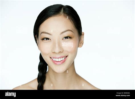 Portrait Of A Young Chinese Woman Stock Photo Alamy