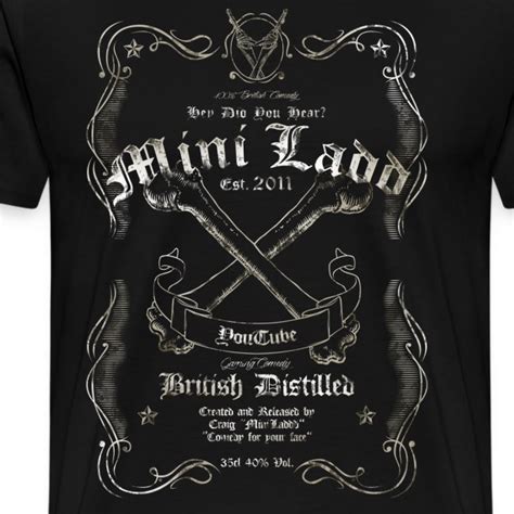 Mini Ladd Shop Mini Ladd Whiskey Mens Mens Premium T Shirt