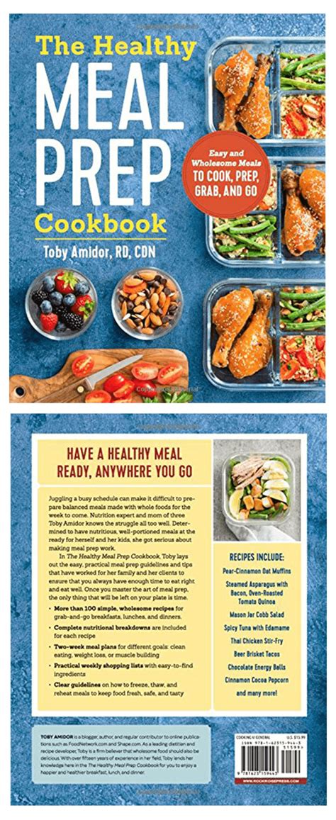 The Healthy Meal Prep Cookbook Easy And Wholesome Meals Meal Prep