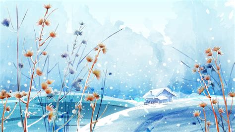 Anime Winter Wonderland Wallpapers Wallpaper Cave