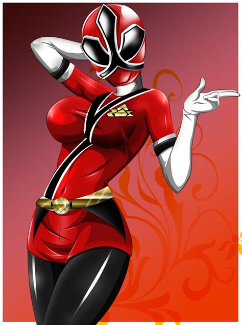 Queen Vegeta Lauren Shiba Shiba Kaoru Shinken Red Power Rangers
