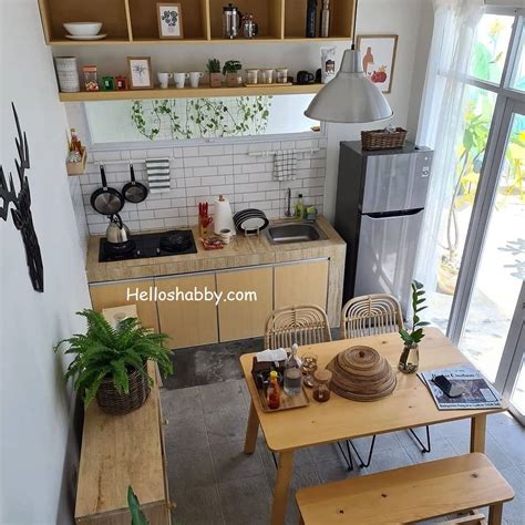 desain dapur minimalis type   cantik  modern helloshabby