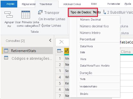 Tipos De Dados No Power Bi Desktop Power Bi Microsoft Learn