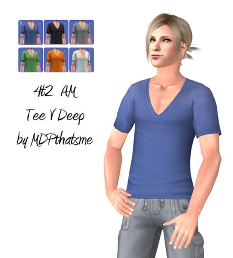Mdpthatsme This Is For Sims 2 4t2 Tee V Deep I Totally