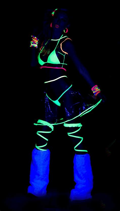 Glow In The Dark Bikini And Skirt Set Glow In The Dark Pinterest Skirt Set Dark And Neon