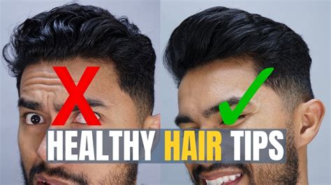 Healthy Hair Tips For Men How To Have Healthy Hair Youtube