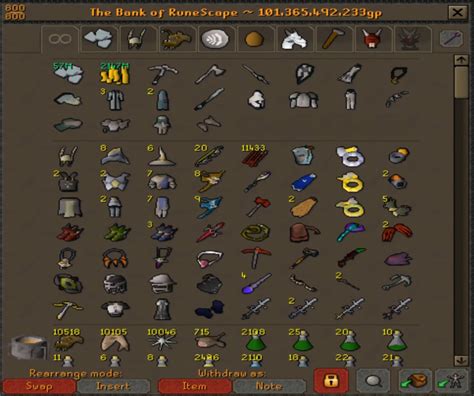Osrs The Bank Of A Staker Rbanktabs