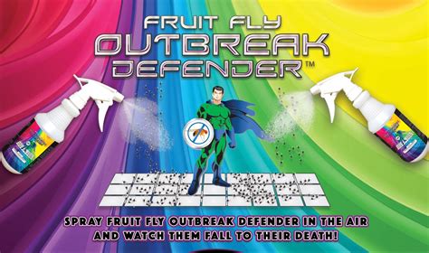 Outbreak Defender Fruit Fly Spray Exterminator All Natural Fod 18
