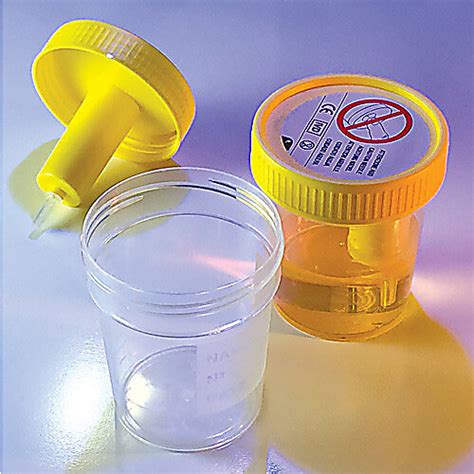 Urine Specimen Container With Integrated Transfer Device Transfertop