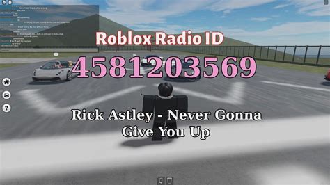 Here roblox music code of the song as you can see below we mentioned more than 2 codes so you can find working code of any of your favorite. Meme - Rick Astley - Never Gonna Give You Up Roblox ID ...
