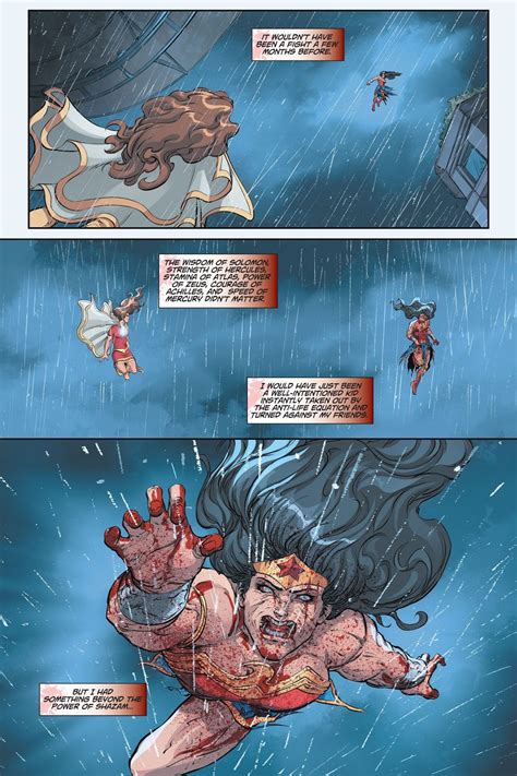 Mary Marvel Vs Zombie Wonder Woman Comicnewbies