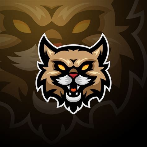 Premium Vector Wild Cat Logo Gaming Esport