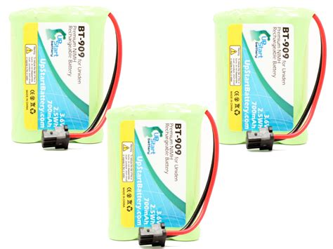 3x Pack Uniden Bt 909 Battery Replacement For Uniden Cordless Phone
