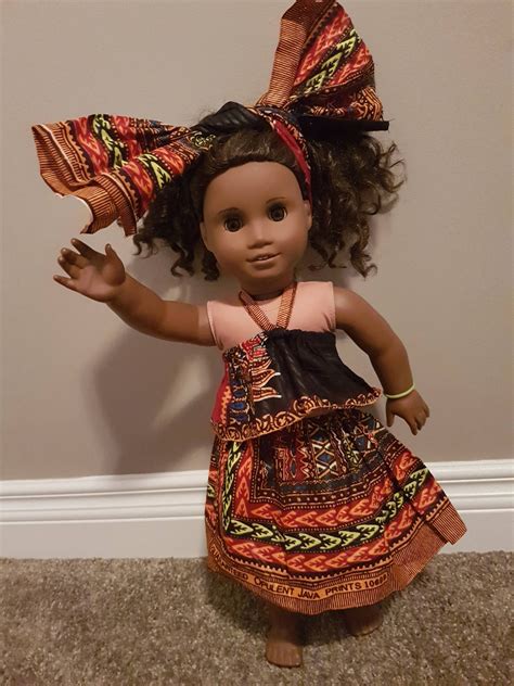 american girl doll 18 inch doll dashiki african attire by adorableagcloset on etsy doll