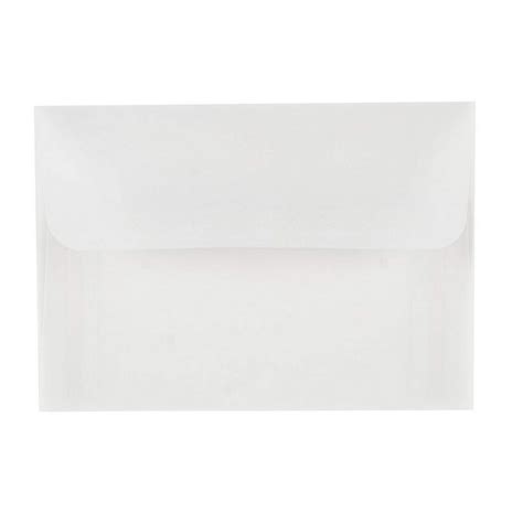 A1 Size Envelopes 50 Pack Translucent Vellum Rsvp Envelopes Self