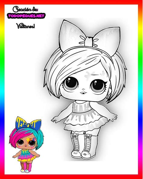 Lol surprise doll para colorear imprime gratis toda la serie. Dibujos para Colorear LOL SURPRISE Serie 5 Hair Goals ...