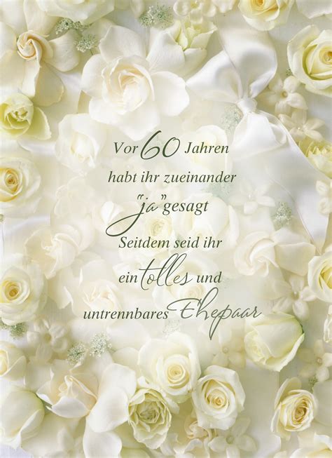 Hochzeitstage alle ehejubilaen mit bedeutung im uberblick. Karten - hochzeits tag - diamanthochzeit 60 hochzeitstag ...