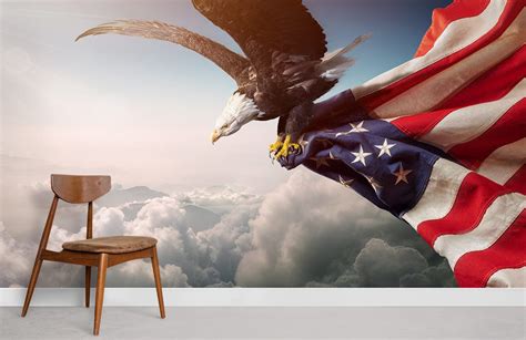 🔥 Free Download Usa Eagle Flag Wall Murals Ever Wallpaper Uk 1155x750