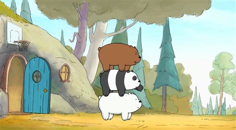 Why Grizzly Panda And Ice Bear Stack On Top Of Each Other In We Bare