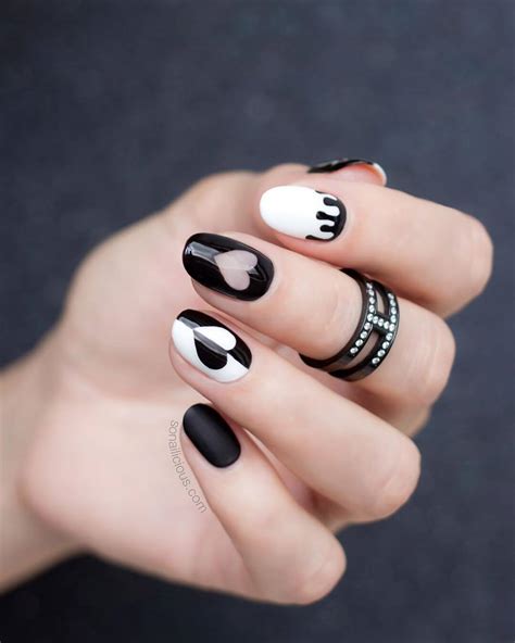 Black And White Nail Art Designs 9 K4 Fashion