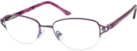 Purple Oval Glasses 141117 Zenni Optical Eyeglasses Oval Eyeglasses Oval Glasses Spring Hinge