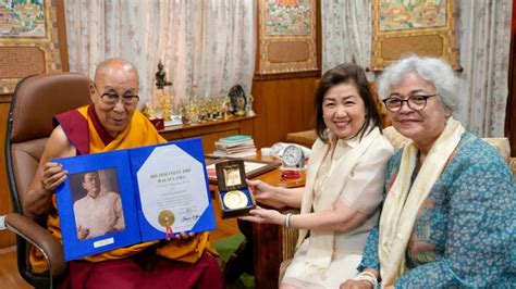 Dalai Lama Gets 1959 Ramon Magsaysay Award In Person After 64 Years