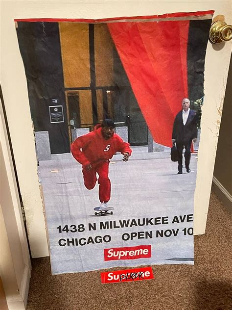 Supreme Chicago Grand Opening Poster 36 X24 Grailed