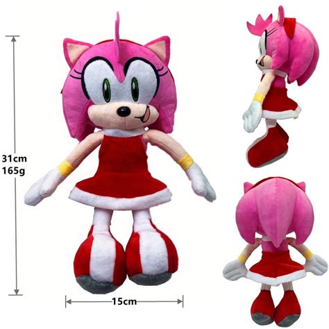 Makecool Amy Rose 27cm Sonic The Hedgehog Plush Doll Teddies
