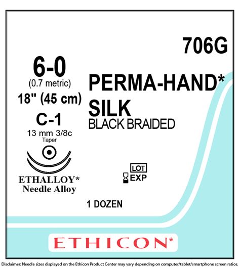 Ethicon 706g Perma Hand Silk Suture