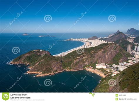 Rio De Janeiro Aerial View Stock Image Image Of Brazil