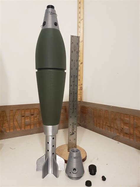 3d Printed M52 Mortar Fuze Unfinished Fake Cosplay All Plastic