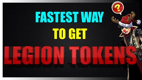 Fastest Way To Get Legion Tokens Guide 2000 Every 20 40 Mins 2015